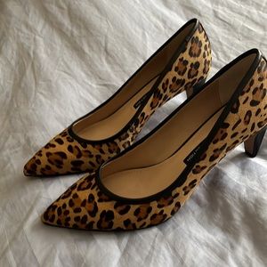 Leopard print heels